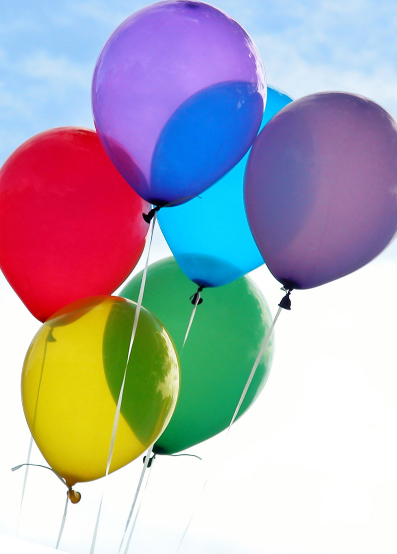 Über uns 1 ballons
